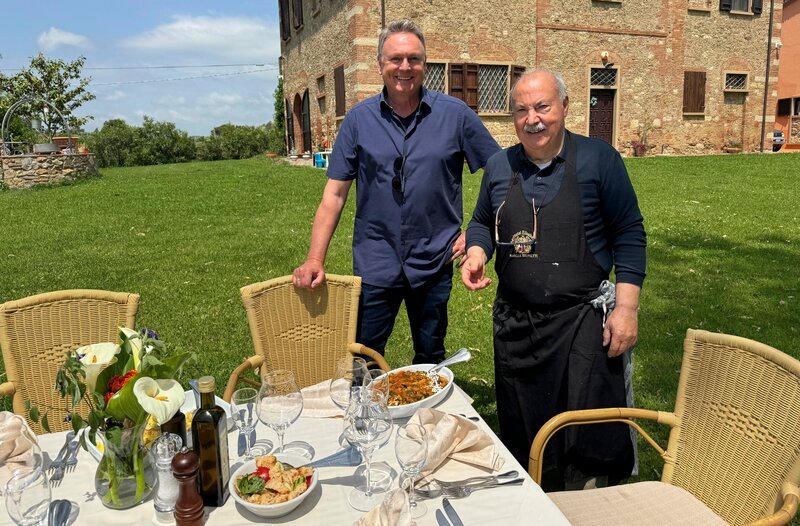 Axel Bulthaupt und Luigi Brunetti – Bild: MDR