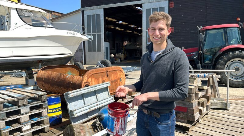 Frederic Hansen – vom Landwirt zum Werftchef – Bild: NDR