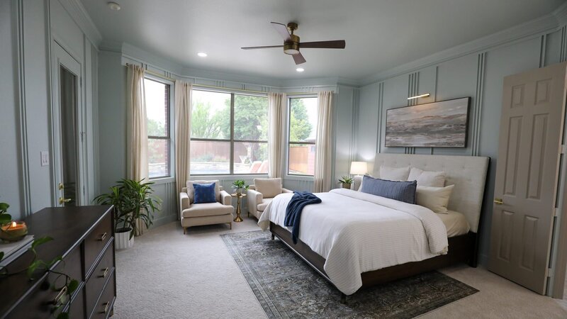 The Grond family’s bedroom after renovation – Bild: RYAN FEDOR