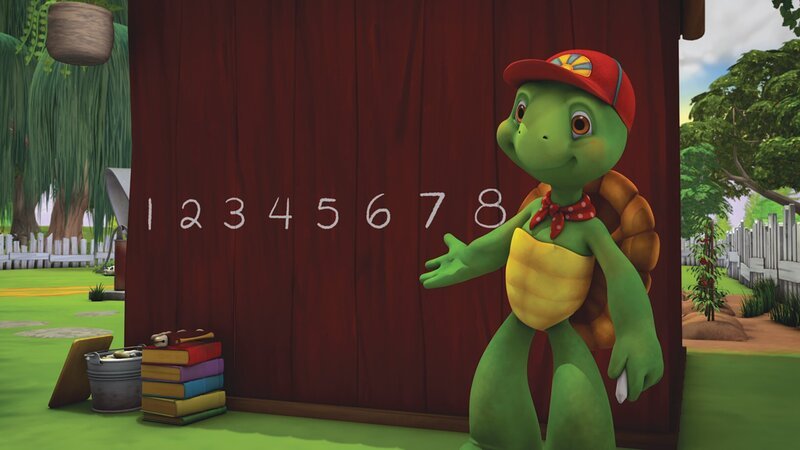 Franklin versucht sich als Mathe-Lehrer. – Bild: KiKA/​Nelvana Limited/​Infinite Frameworks Pte Ltd.