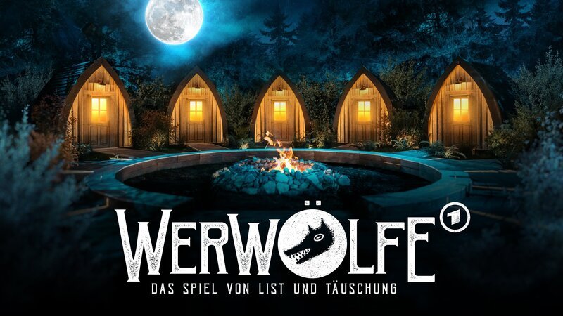 Key Visual Vorabversion für Presse mit Typo zu „Werwölfe – Das Spiel von List und Täuschung“. – Bild: Homayoun Fiamor, Jackson Pearson, Aro, Victor, by-studio, Montage: Carina Urban /​ BR
