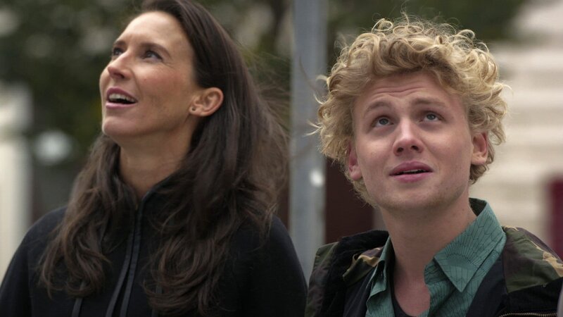 Maria Köstlinger (Waltraud Steinberg), Johannes Nussbaum (Simon Schneider). – Bild: ORF 1