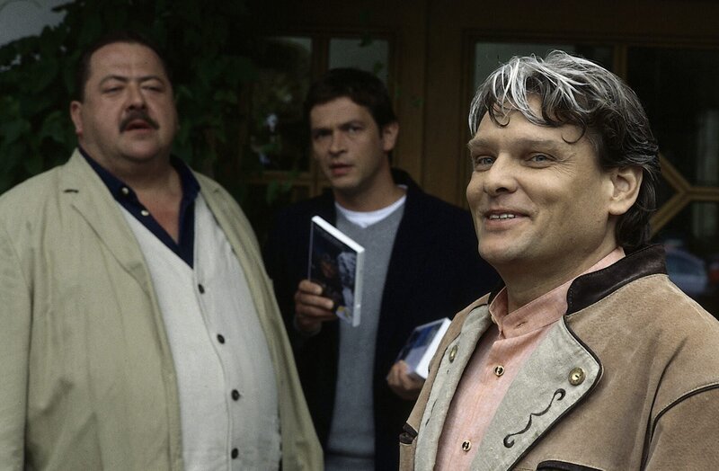 Josef Hannesschläger, Tom Mikulla, Ernst Hannawald – Bild: ZDF /​ CHRISTIAN A. RIEGER