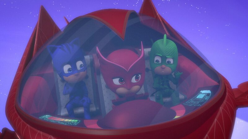 L-R: Catboy, Owlette, Gekko – Bild: Disney