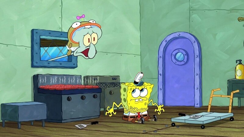 v.li.: Thaddäus, SpongeBob – Bild: The Movie Database