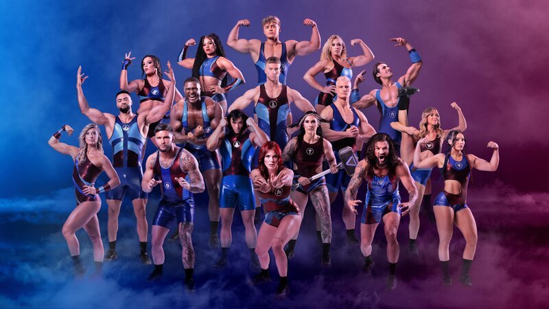 V.l.: Athena, Giant, Panther, Dragon, Laser, Comet, Phantom, Tornado, Legend, Fire, Hammer, Ice, Titan, Beast, Apollo, Diamond, Dynamite – Bild: RTL /​ Pascal Bünning