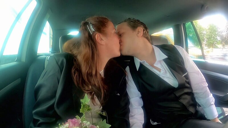 In der Magnerichstraße wird geheiratet. Nach vier Jahren Beziehung geben sich Steven und Peggy das Ja-Wort. – Bild: RTLZWEI