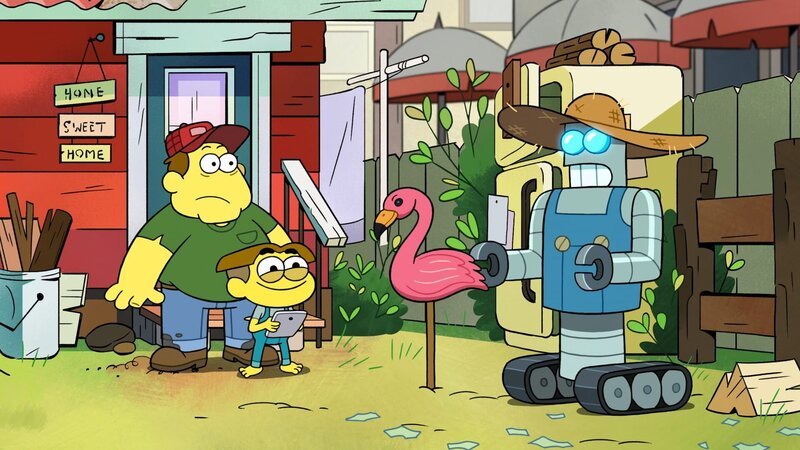 BIG CITY GREENS – „I, Farmbot“ – BILL, CRICKET, F.R.A.N.K. – Bild: Courtesy of Disney+