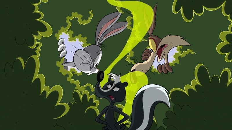 v.li.: Bugs Bunny, Skunk, Wile E. Coyote – Bild: Courtesy of Warner Brothers