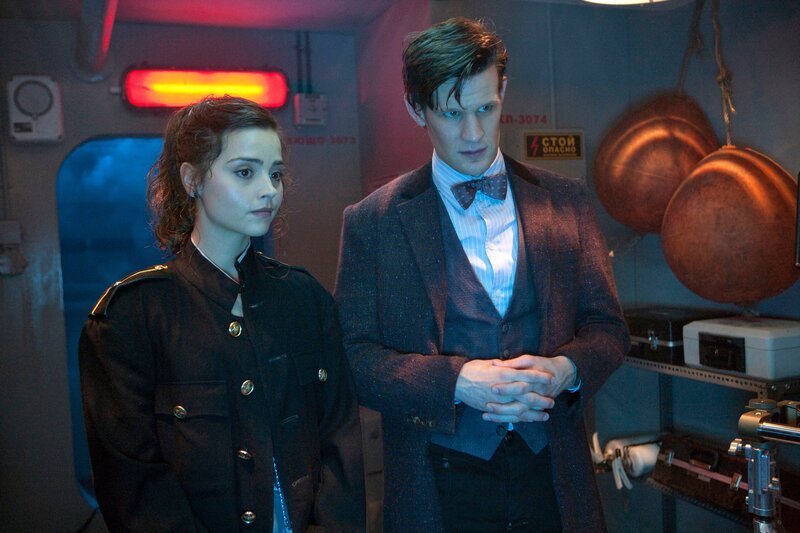 Doctor Who, Series 7, Set 2 (7B), Episode 3: Cold War. The Doctor (Matt Smith), Clara (Jenna-Louise Coleman) – Bild: BBC/​BBC Worldwide