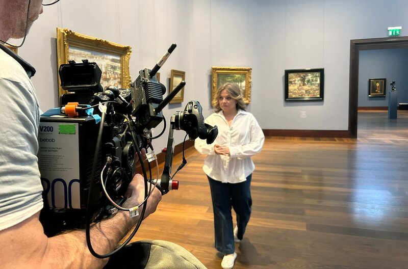 Annett Louisan in der Kunsthalle Hamburg – Bild: MDR/​Heike Sittner