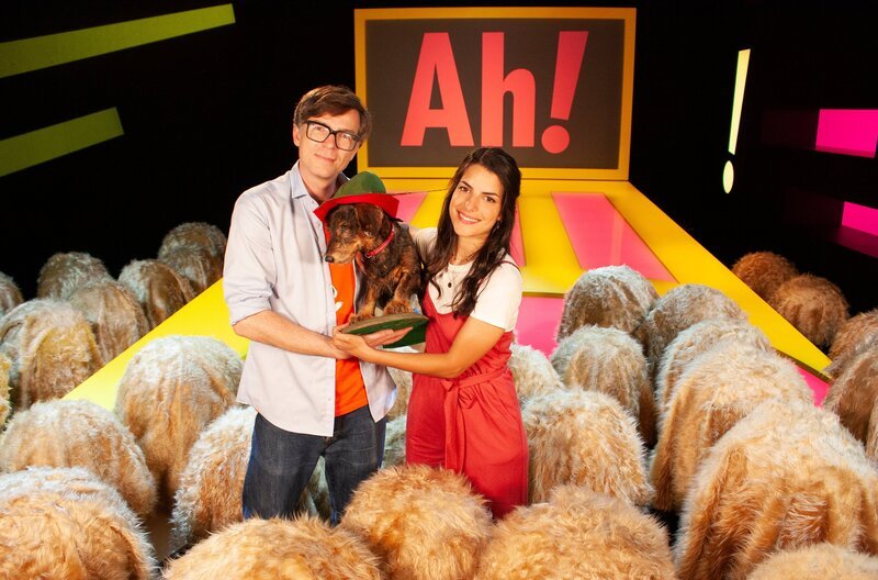 Ralph und Clarissa beschäftigen sich dieses Mal mit dem Thema „Wissen macht Mäh!“ – Bild: WDR/​Thorsten Schneider