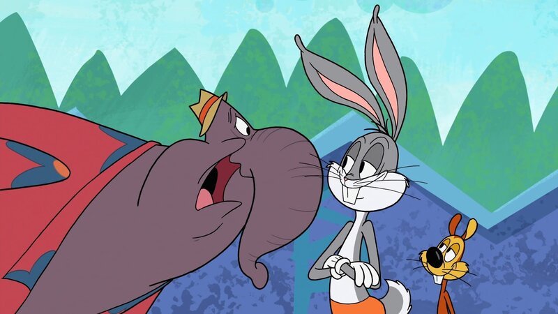 v.li.: Slugsworthy the First, Bugs Bunny, Squeaks the Squirrel – Bild: Courtesy of Warner Brothers