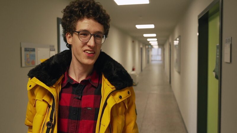 Leander, Student Bauingenieurwesen, TU Dresden. – Bild: BR/​Roman Schlaack