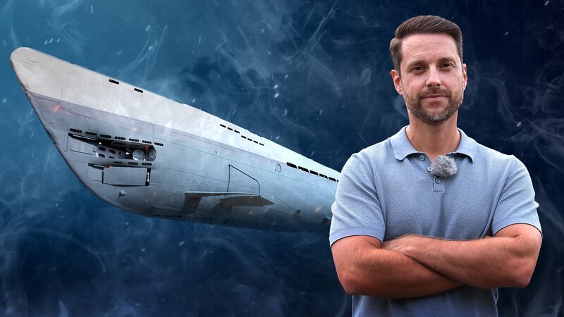 Wie kämpften und lebten U-Bootfahrer und Panzersoldaten im Zweiten Weltkrieg? Mirko Drotschmann will es möglichst hautnah nachempfinden. – Bild: ZDF und Objektiv Media