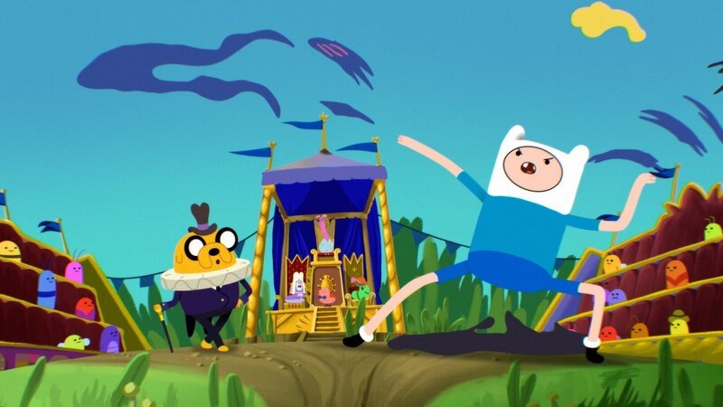 Vorne, v.li.: Jake, Finn – Bild: Cartoon Network Studios