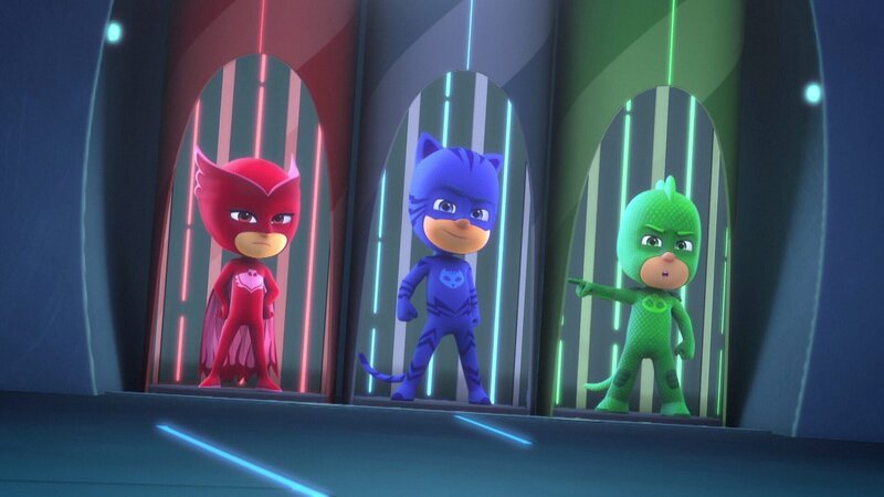 L-R: Owlette, Catboy, Gekko – Bild: Disney