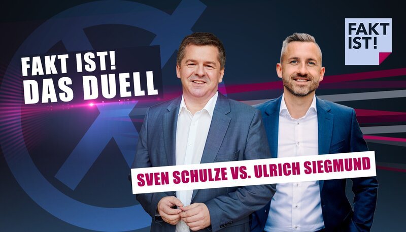 v.l.: Sven Schulze (CDU) und Ulrich Siegmund (AfD) – Bild: MDR