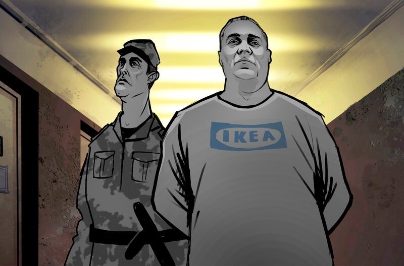 Der Unternehmer Konstantin Ponomarjow machte im Russland der 1990er Jahre Geschäfte mit IKEA. Als er das Unternehmen zu erpressen versuchte, wurde er wegen Verdachts auf Betrug und Steuerhinterziehung inhaftiert. – Bild: SWR/​Piraya Films