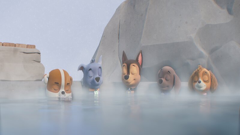 v.li.: Rubble, Rocky, Chase, Zuma, Skye – Bild: Paramount