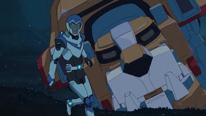 Lance in front of a Yellow Lion (Legendary Defender) – Bild: DreamWorks Voltron Legendary Defender; DreamWorks Animation LLC; TM World Events Productions, LLC