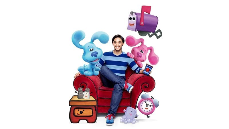 L-R: Sidetable, Mrs. Pepper, Mr. Salt, Blue, Josh, Slippery, Mailbox, Magenta, Tickety – Bild: Nickelodeon