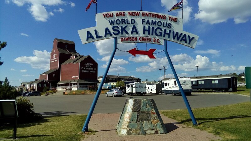 Dawson Creek, der Startpunkt des Alaska Highway. – Bild: 3sat Dawson Creek, der Startpunkt des Alaska Highway. – Bild: 3sat