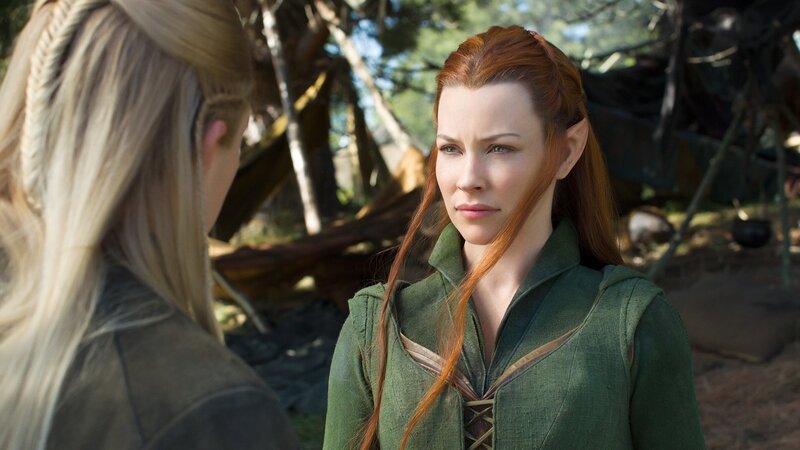 Tauriel (Evangeline Lilly) und Legolas (Orlando Bloom) – Bild: Warner Bros. Entertainment Inc. und Metro-Goldwyn-Mayer Pictures Inc.