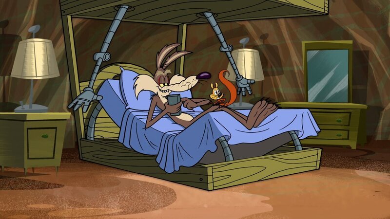 v.li.: Wile E. Coyote, Squeaks the Squirrel – Bild: Courtesy of Warner Brothers