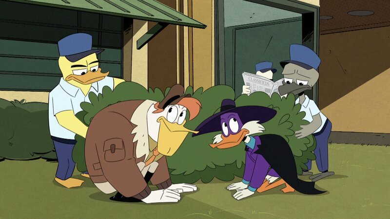 Launchpad McQuack, zweiter von links – Bild: Disney+