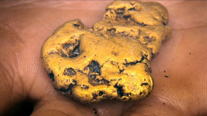 Ein natürliches Goldnugget. – Bild: The Movie Database