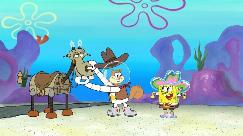 v.li.: Sandy, SpongeBob – Bild: The Movie Database