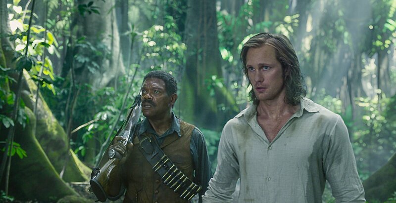 George Washington Williams (Samuel L. Jackson), John Clayton/Tarzan (Alexander Skarsgård) – Bild: ORF/Warner George Washington Williams (Samuel L. Jackson), John Clayton/Tarzan (Alexander Skarsgård) – Bild: ORF/Warner