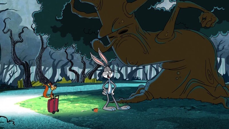 V.li.: Squeaks the Squirrel, Bugs Bunny, Toll Tree – Bild: The Movie Database