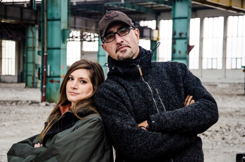 L-R: Cyndie Allemann, Alex Wesselsky – Bild: Sport 1 /​ Copyright: SPORT1
