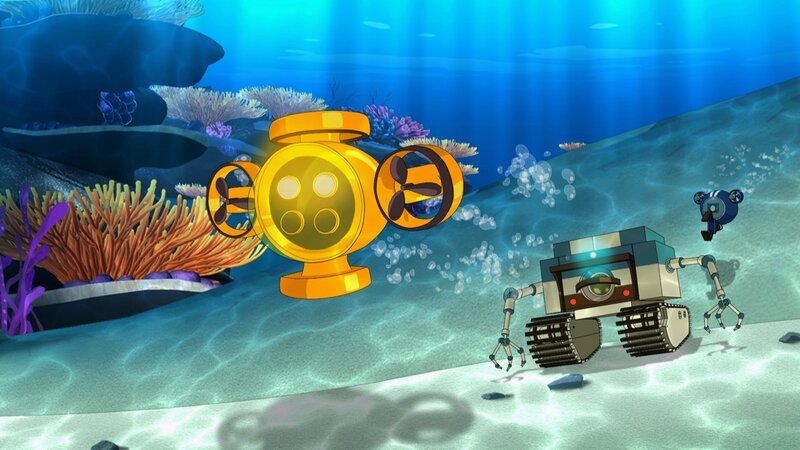 Die Unterwasser-Roboter im Wettbewerb. – Bild: ZDF