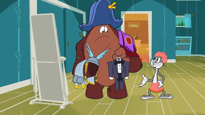 v.li.: Bigfoot, Bugs Bunny – Bild: Warner Brothers