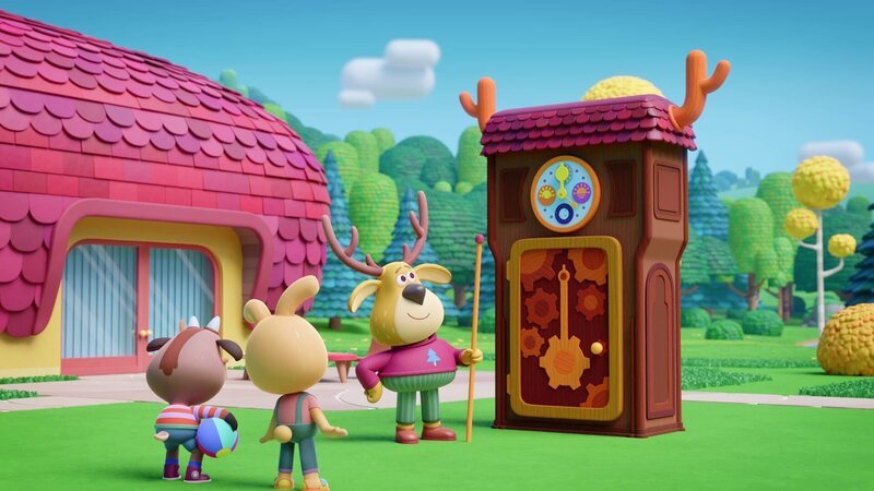 Fred ist sehr stolz auf seine große Standuhr mit dem lautem Glockengeläut. – Bild: ZDF/​XILAM ANIMATION/​CUBE CREATIVE PRODUCTIONS/​HORTA PRODUCTIONS