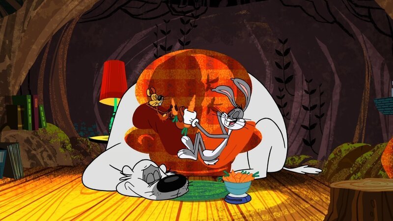 v.li.: Krakos the Polar Bear, Squeaks the Squirrel, Bugs Bunny – Bild: Courtesy of Warner Brothers