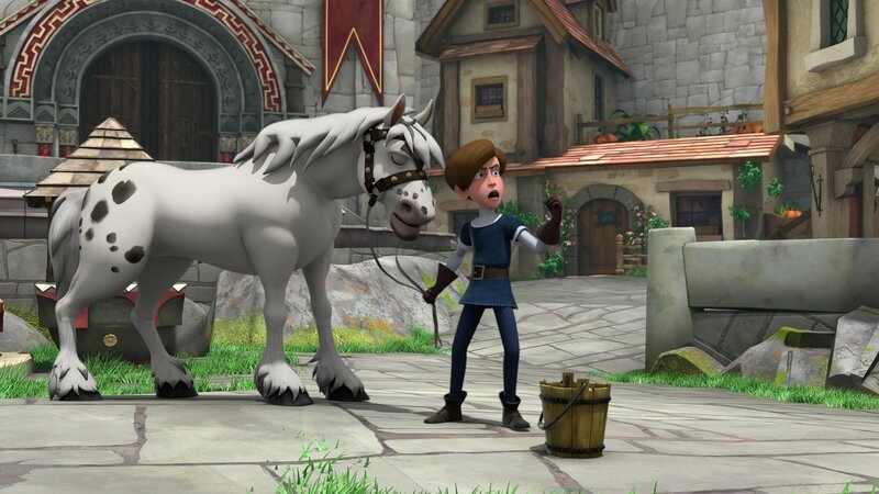 Peter, der Mistherzige, leidet sehr unter dem Spitznamen, den Robin ihm im Scherz gegeben hat. – Bild: ZDF/​Method Animation 2021/​ZDF Studios/​KidsMe