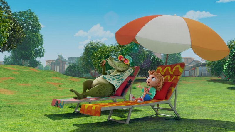 v.li.: Mr. Krokodil, Daisy – Bild: Paramount