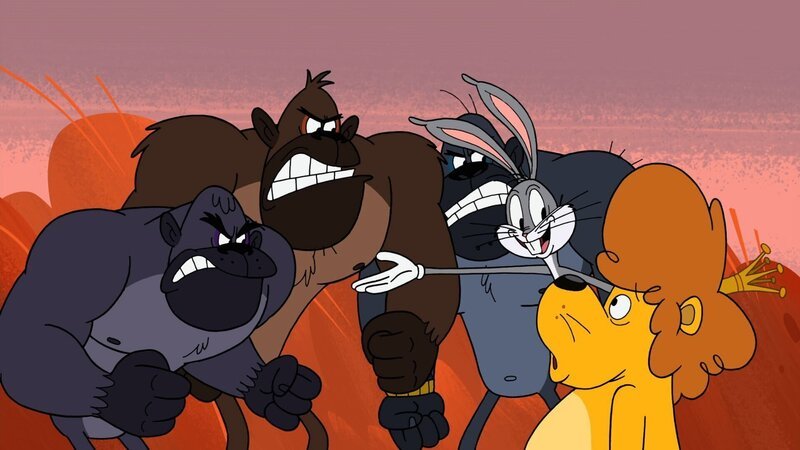 Bugs Bunny (2.v.r.), Thes (r.) – Bild: Courtesy of Warner Brothers