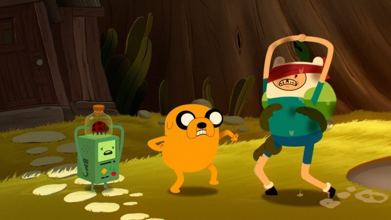 v.li.: BMO, Jake, Finn – Bild: Cartoon Network Studios
