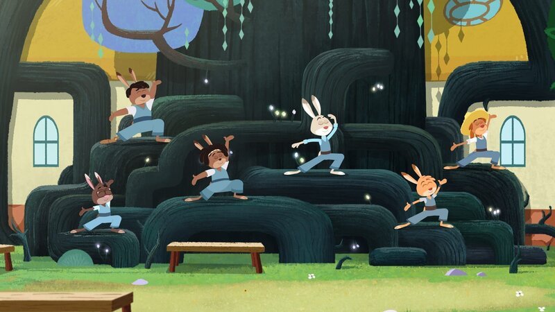 Die Rabbit Academy pflegt viele merkwürdige Zeremonien. – Bild: SWR/​Akkord Film/​2 Minutes