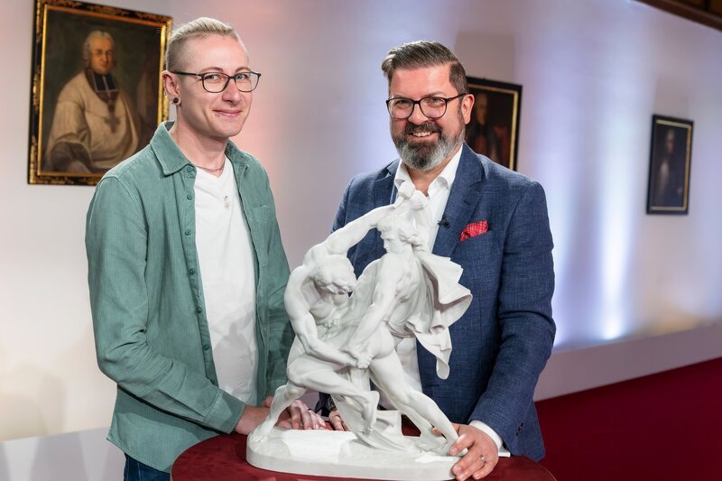 Diese Figur wurde kurz vor der Wende hergestellt. – Bild: Ralf Wilschewski /​ BR /​ BR/​Ralf Wilschewski
