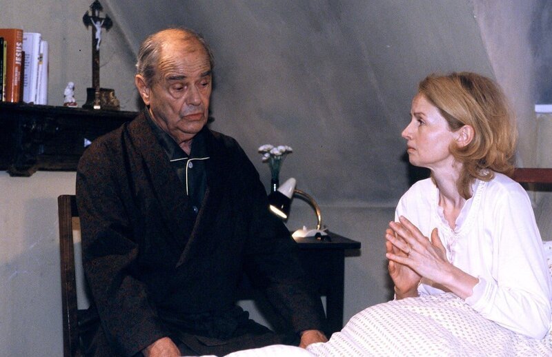 Walter Giller (Anton Kummer), Emanuela von Frankenberg (Agnes Schwandt). – Bild: ORF 2