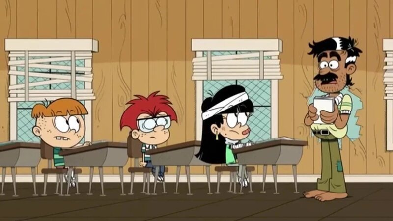 v.li.: Liam, Zach, Rachel, Mr. Bolhofner – Bild: The Movie Database v.li.: Liam, Zach, Rachel, Mr. Bolhofner – Bild: The Movie Database