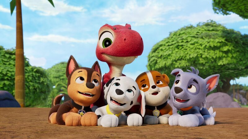 Unten, v.li.: Chase, Marshall, Rubble, Rocky – Bild: Paramount