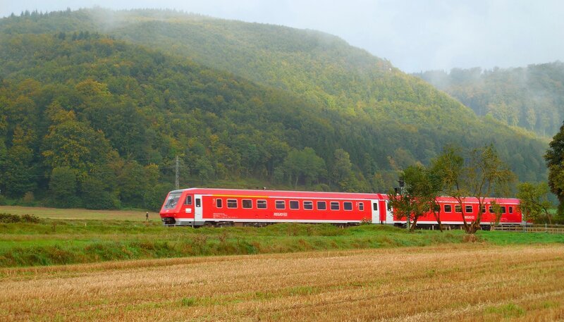 SWR Fernsehen EISENBAHN-ROMANTIK FOLGE 826, „Die Brenztalbahn“, am Montag um 14:15 Uhr. Die Brenztalbahn, die Strecke verläuft auf der herrlichen Schwäbischen Alb ganz am südöstlichen Rand Baden-Württembergs. – Bild: Alexander Schweitzer