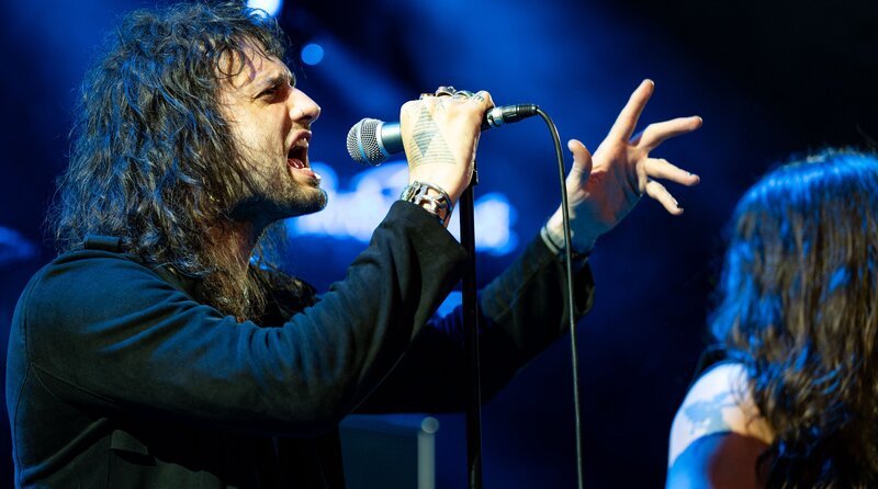 Band "Scorpion Child": Sänger Aryn Jonathan Black – Bild: WDR Band "Scorpion Child": Sänger Aryn Jonathan Black – Bild: WDR